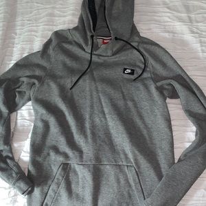 Mens nike grey tech hoodie.